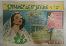Strange As It Seem: Origin of The Bridal Veil as Disguise by Hix from 11/20/1938