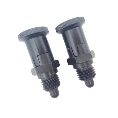 2PC ZAY31/32/41/42-M12-M16 indexing pin short thread knob plunger reset/self-loc