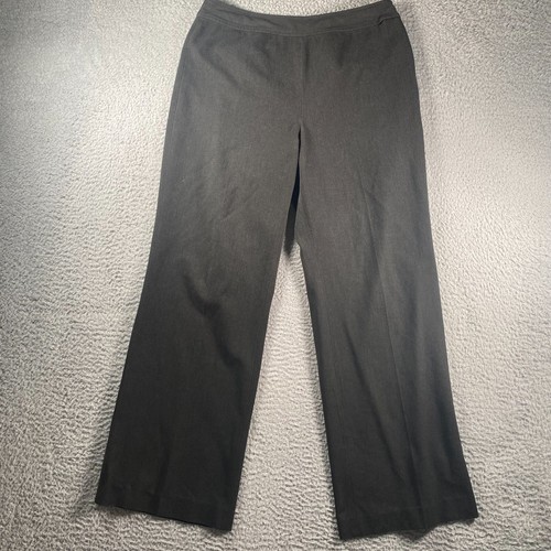 Talbots Dress Pants Womens Petite 10 Stretch Flowy Wide Leg Business Casual