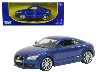 Motormax 2007 Audi TT Coupe Blue 1/18 Diecast Model Car 73177 | eBay