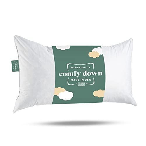ComfyDown 95% Feather 5% Down, 12 X 36 Rectangle Decorative Pillow Insert, Sham