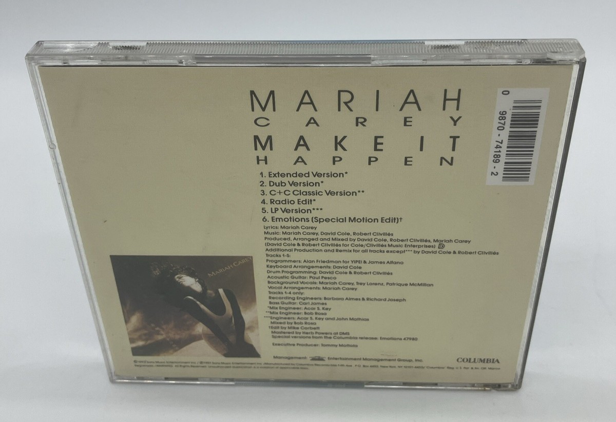 MARIAH CAREY - Make it Happen CD Rare 6 Track Version Near