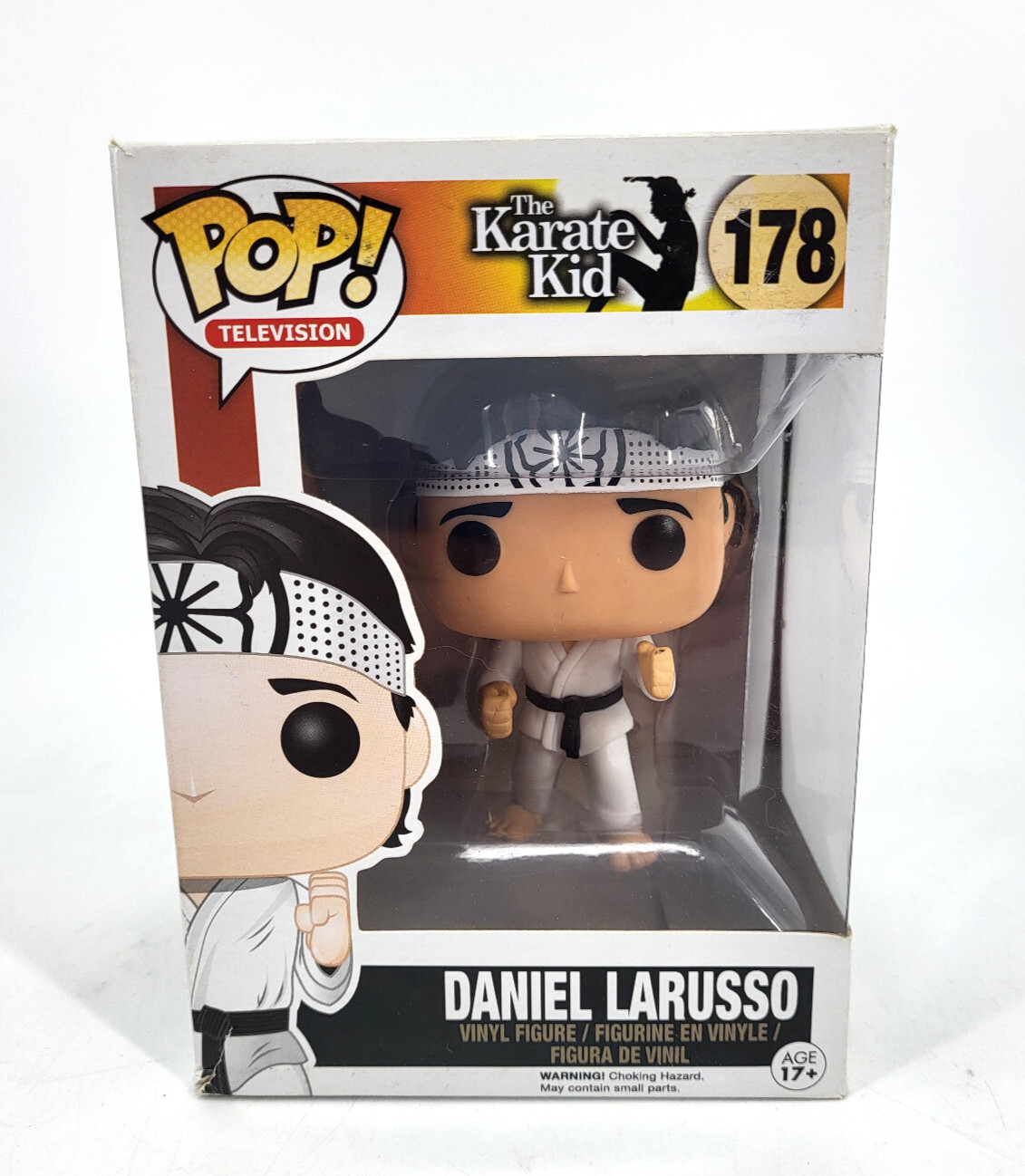 En Oferta Funko Pop Televisión The Karate Kid Daniel Larusso #178 Caja Abovedada Dañada