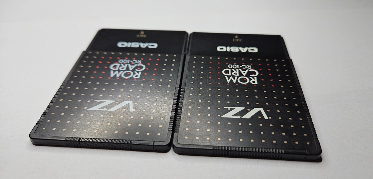 Casio RC-100 Rom Cards (Quantity: 2 [Two]) | eBay