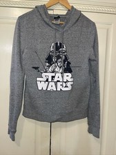 Star Wars Return Of the Jedi Gray Hoodie Sweatshirt - Youth Medium  7/9 Boys