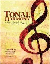 Tonal Harmony by Stefan Kostka and Dorothy Payne (2012, Hardcover, 7th Edition)
