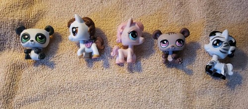 Figurine Littlest Pet Shop (Hasbro) - Panda N°594 Avec Aimant - Occasion