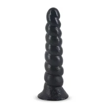 10" Large Ribbed Anal Dildo Butt Plug Anal Stretching Dilator Expending Sex Toys
