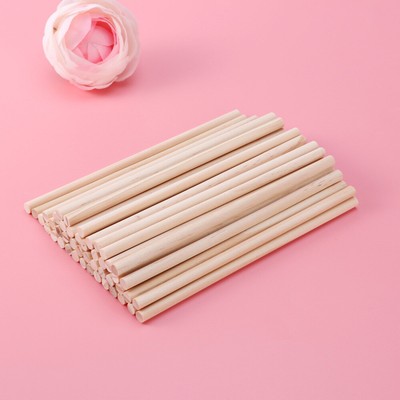  100 Pcs Pine Log Stick Wood Building Model Wooden Craft Accessory