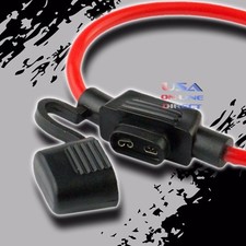 20pc 12GA MINI BLADE INLINE FUSE HOLDER ATM/APM CAR MARINE OFC COPPER WIRE USA