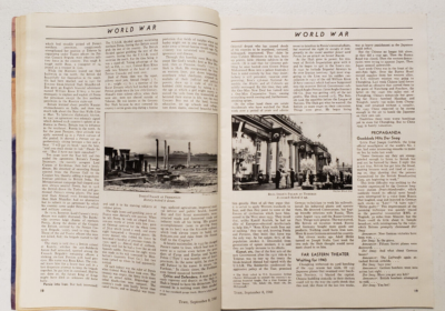 Time Magazine September 8 1941 WWII Iran's Reza Shah Pahlavi