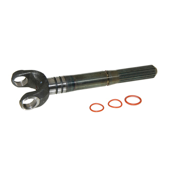U Joint Yoke, Long Alpha Gen II Black GKN Style w/External Clips 1998-Up