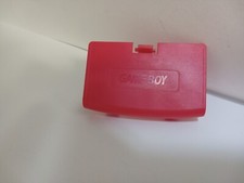 NEW SOLID RED Battery cover lid for the GBA Gameboy Advance Console W/LOGO