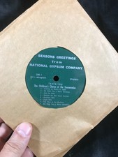 Vintage 33-1/3 Record Seasons Greeting Nation...