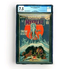 House of Mystery #199 CGC 7.5 Neal Adams Cover Horror DC Comic 1972