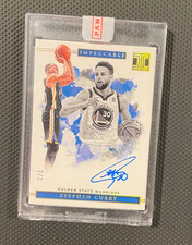 2018-19 Panini Impeccable Stephen Curry Impeccable Shots Gold Auto #'d /3