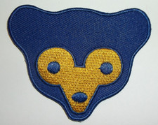 Chicago Cubs Head Embroidered PATCH 2 3/4" x 2 1/4" Iron or Sew On MLB