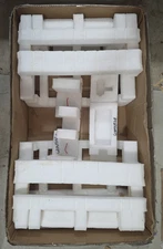 Glowforge Pro Plus Basic shipping box and packing materials