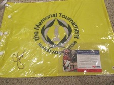 Jack Nicklaus Signed Auto Memorial Tournament Golf Flag PSA/DNA Masters Augusta