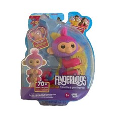 Fingerlings Interactive Pink BABY MONKEY HARMONY Sounds And Reactions
