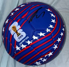 Gio Reyna Signed 2026 World Cup Soccer Ball USMNT USA With Proof