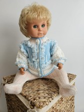 Baby Puppe mit Schlafaugen und beweglichen Gliedern ca. 60cm groß 