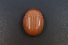 antikes Paperweight in Form eines Skarab&auml;us aus Karneol, Idar Oberstein um 1920