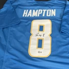 Los Angeles Chargers Joshua Palmer #8 Autographed Football Jersey