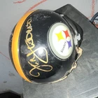 Signed Pittsburgh Steelers miniFootball Helmet Original Autographed NFL