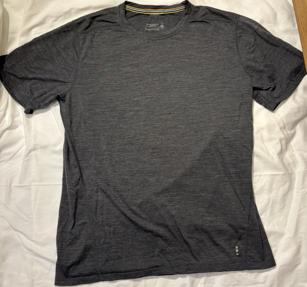 SmartWool Merino 150 Men's L Gray Lightweight Merino Wool Short Sleeve T-Shirt
