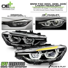 [FULL LED LCI STYLE Fit Halogen] 2012-15 BMW F30 320i 328i 335i DRL Headlights