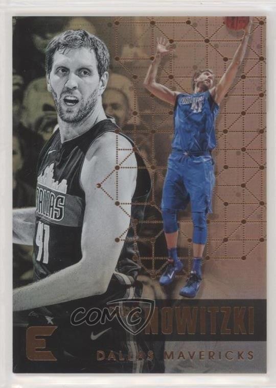 2017-18 Panini Essentials Retail Thin Stock Dirk Nowitzki #148 HOF 5tr
