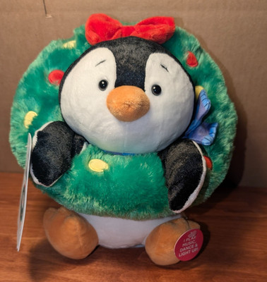 Hallmark Playful Penguins  2023 All Decked Out Wreath w/ Sound, Light & Motion
