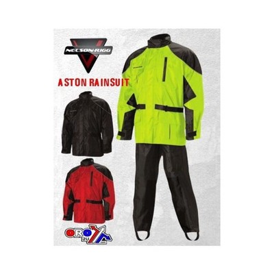 Nelson Rigg Aston Regenanzug Bk/rd 2x Large, Nelson-rigg schwarz/rot, As-3000-rot-05