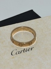 Cartier LOVE Ring 18K Rose/Pink Gold – Size EU 51 (UK Size ~L) - Original Paper