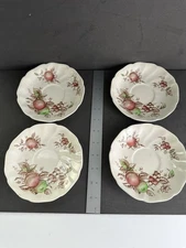 Johnson Brothers England Harvest Time Multicolor Brown Saucer Only VGUC