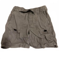 Wrangler Boys Shorts Regular L Gray Casual Cargo Elastic Waist