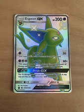 Espeon GX SV60/SV94 Hidden Fates Shiny Vault Holo Card Mint Condition