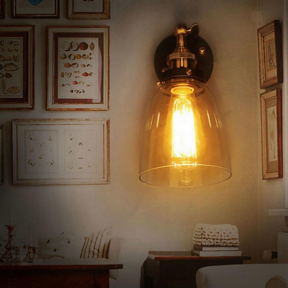 Aspen Creative Alabaster Glass Shade - 12.25x4.75 Inch Replacement For Torchiere Lamps