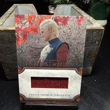 2024 Rittenhouse House of the Dragon Relic Card RC34 Prince Damon Targaryen