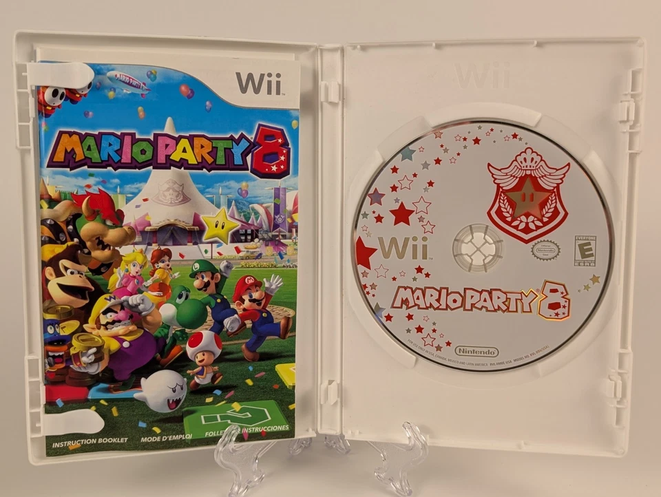 Mario Party 8 (Nintendo Wii, 2006) ➡️CIB Complete - Tested - Near Mint 📀! - Image 3 of 4
