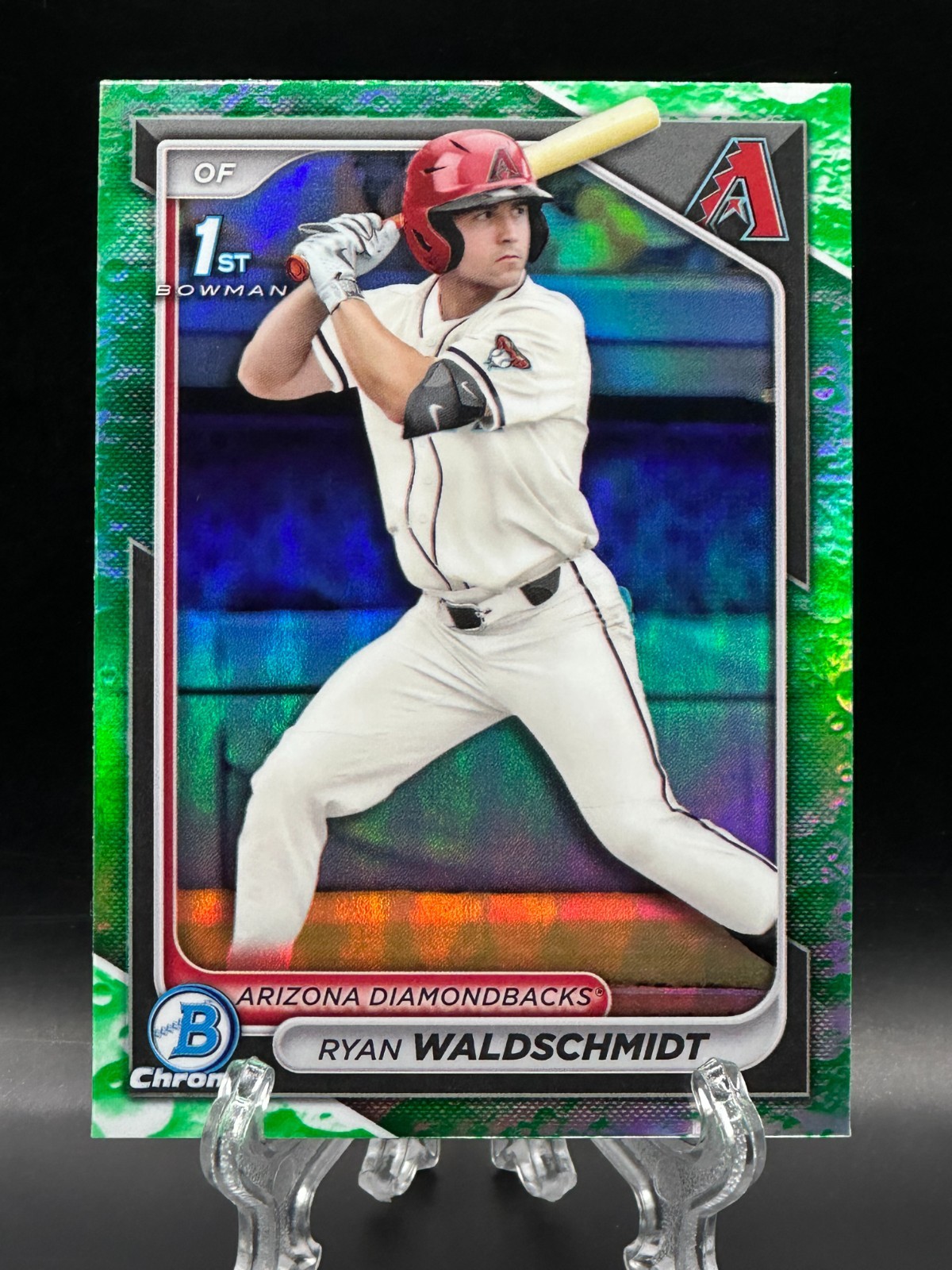 Ryan Waldschmidt 2024 Bowman Draft Chrome 1st Lunar Glow Refractor #BDC-18