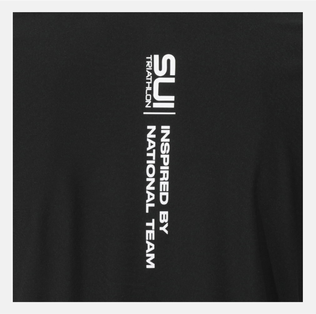 DESCENTE Swiss Triathlon Cooling Short-Sleeve T-shirt BLACK ASIAN