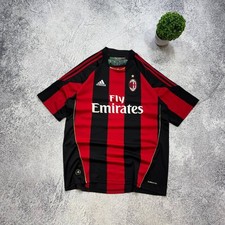 Vintage Adidas AC Milan 2010/2011 Football Jersey T Shirt Mens Size L