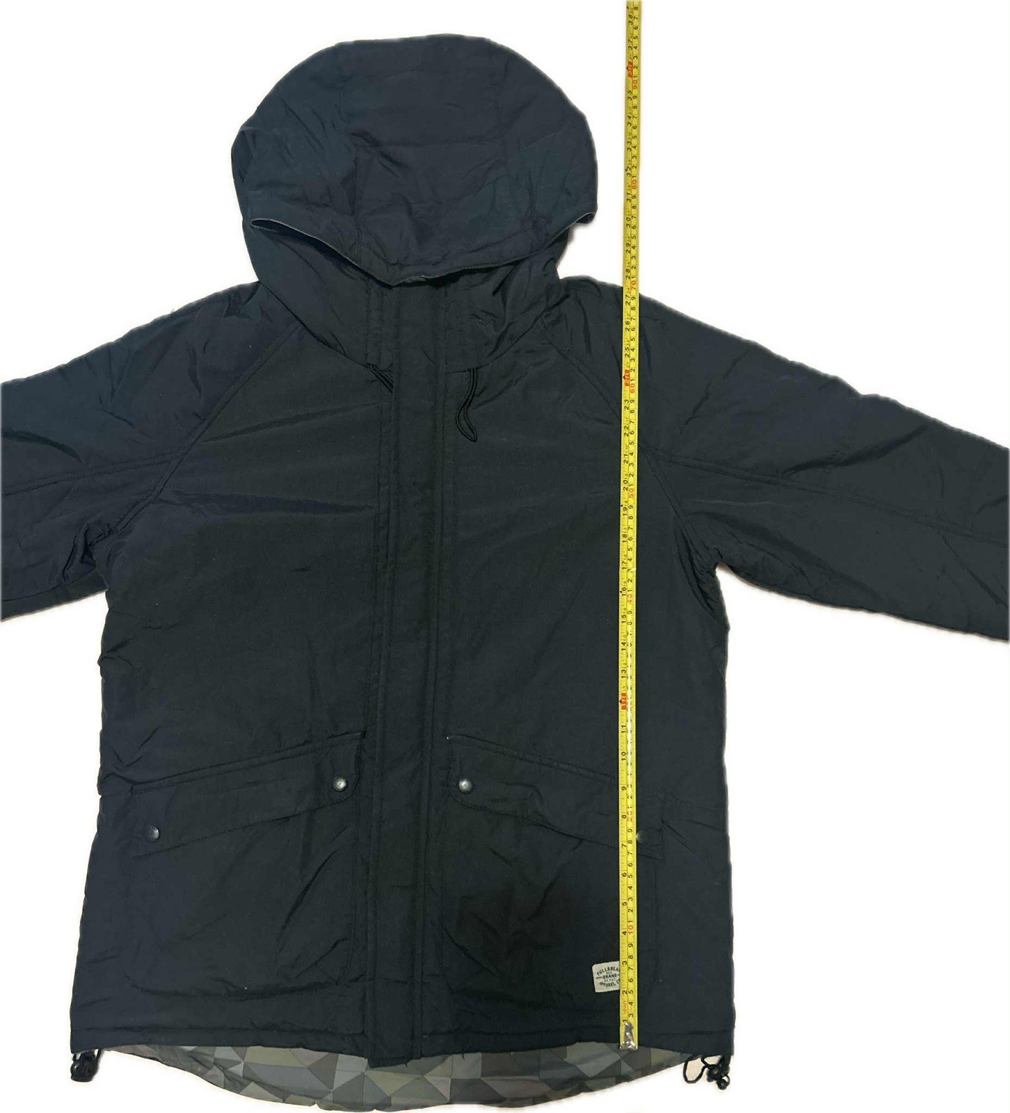 Pull & Bear Men’s Reversible Hooded Jacket Black … - image 4