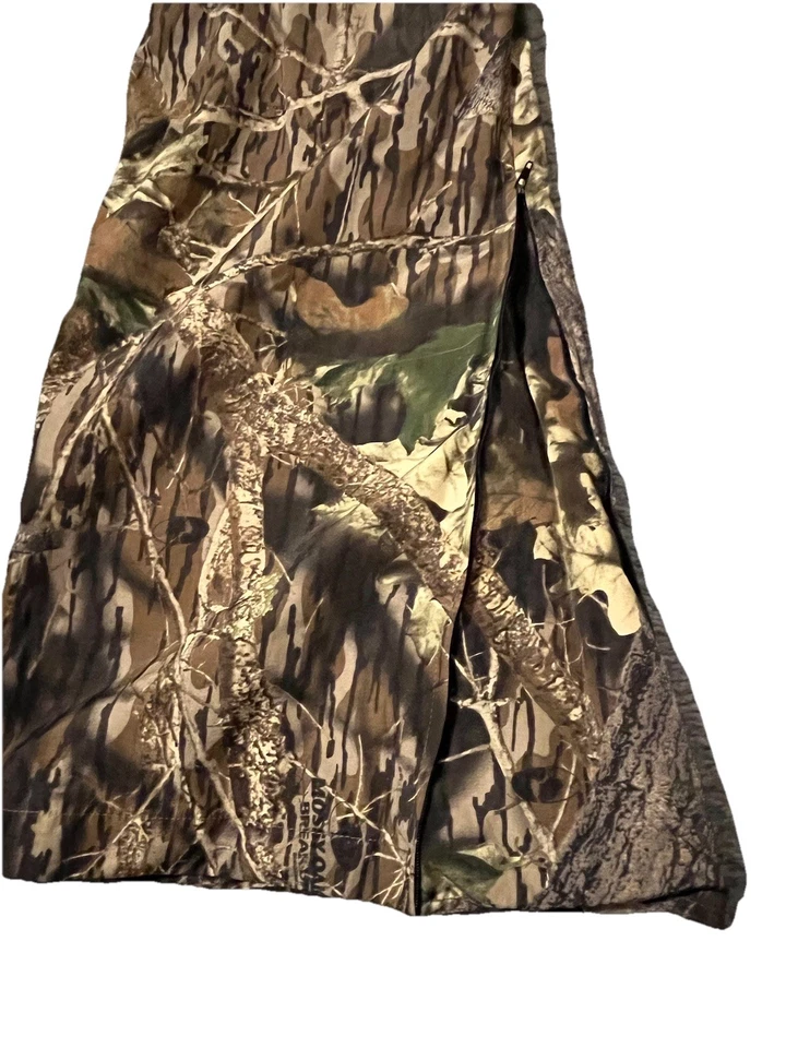 VTG Mossy Oak Hunting 2 Piece Lg Vest - Nylon Pants Men's XL Break Up Camouflage - Image 4 of 4