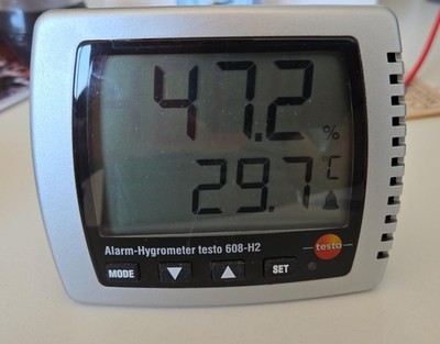 Testo 608-H2 Alarm-Hygrometer (no Battery)