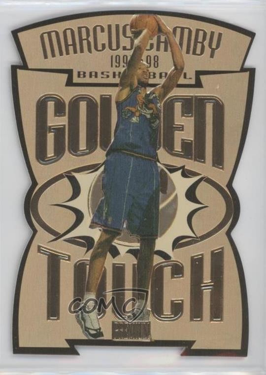 1997-98 Skybox Premium Golden Touch Marcus Camby #6GT 7y2
