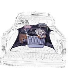 Highly Elastic Cargo Net, Simple Truck Bed Cargo Mesh Organizer, Double Layer