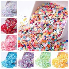 3500/7000 Pastel AB Color 6mm Round Loose Sequins Paillettes sewing Wedding